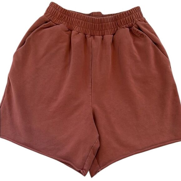 MESHKI Women's Casual Brown/rust Shorts size small - Picture 1 of 7